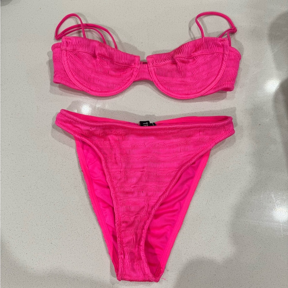 Triangl Swimwear Hot Pink Bikini